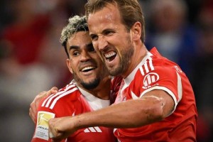 开云品牌-孔帕尼一雪前耻！凯恩双响超越传奇前锋，拜仁2-0晋级欧冠16强